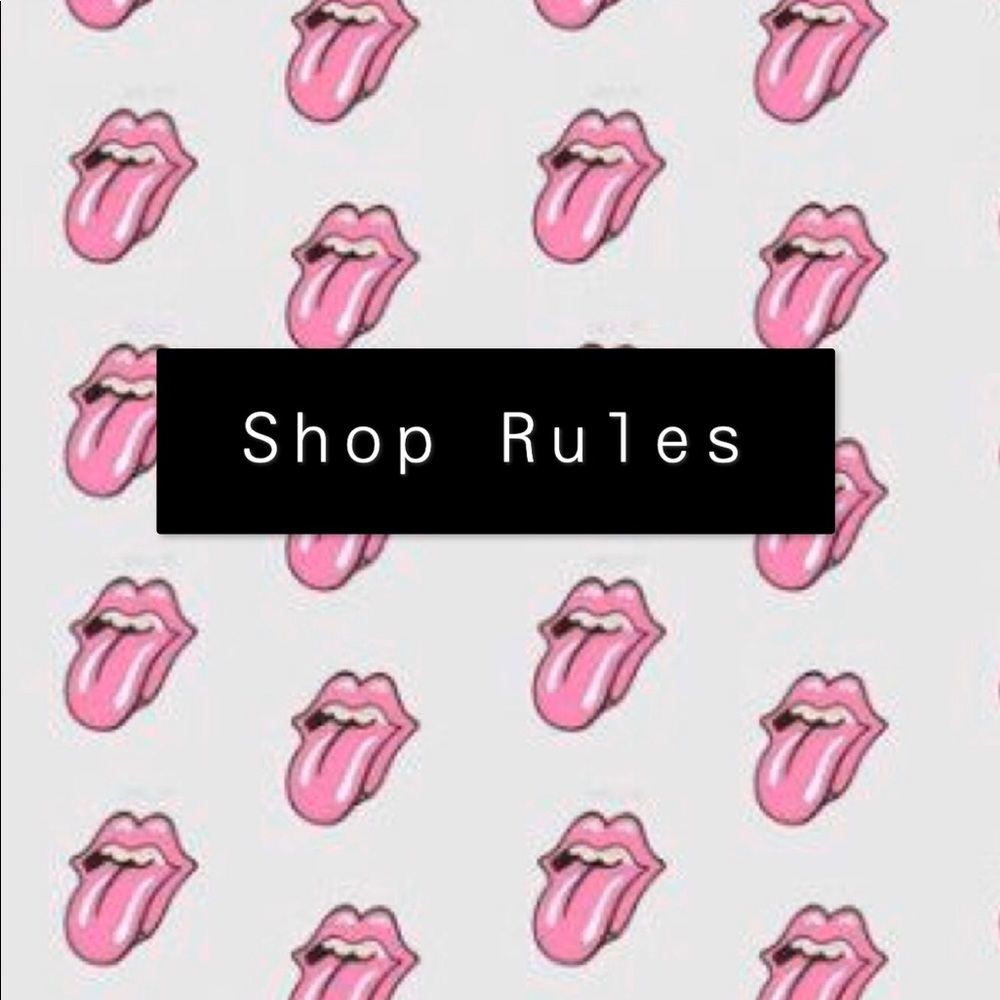 Shop rules 🌸🖤 please read🌸🖤